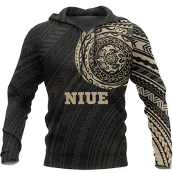 Niue In My Heart - Tattoo Style Hoodie