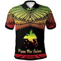 Papua New Guinea Polynesian Polo Shirt - Poly Tattoo Reggae Version