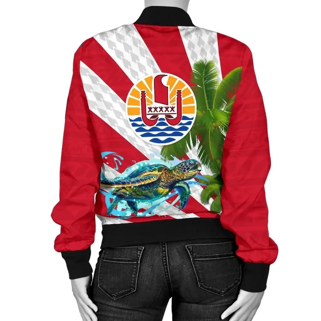 Alohawaii Jacket - Bomber Jacket Tahiti Polynesian WoLight Ray Version K12