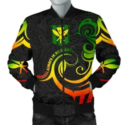 FamilyGater Jacket - Hawaiian Kanaka Men's Bomber Jacket Hawaii Always In My Heart AH J1