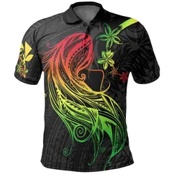 Alohawaii Shirt - Polo Shirt Polynesian Hawaii - Kanaka Maoli Girl Hair Plumeria - BN11