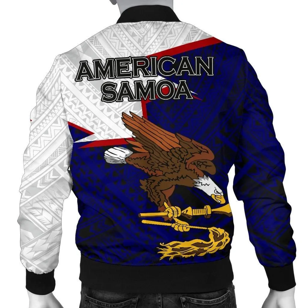 American Samoa Mens Bomber Jacket - HOME