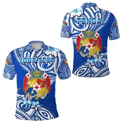 (Custom Personalised) Mate Maa Tonga Rugby Polo Shirt Polynesian Unique Vibes - Blue