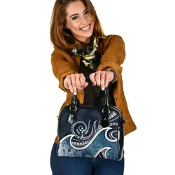Kosrae Islands Polynesian Shoulder Handbag - Ocean Style