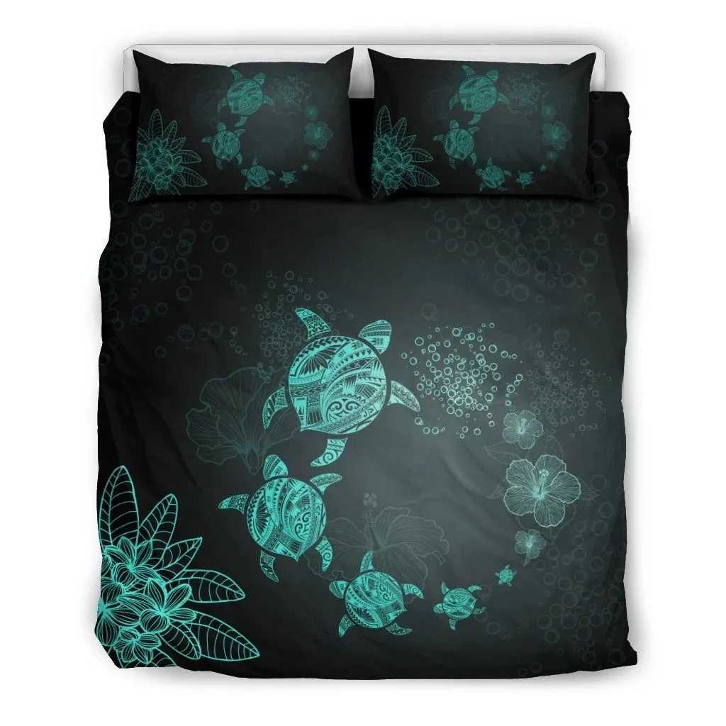 Hawaii Polynesian Hibiscus Turtle Bedding Set Under Beach Ah J3 Dhc1712844Dd