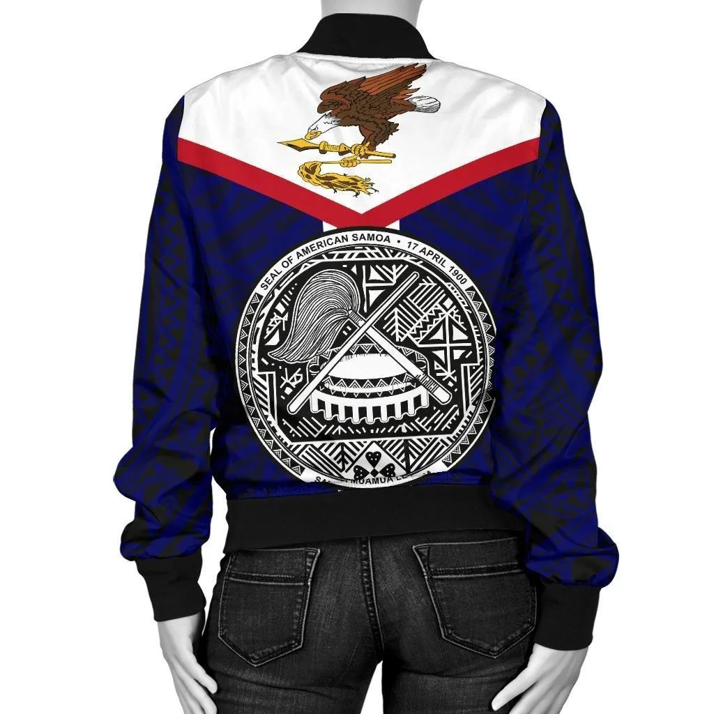 American Samoa Womens Bomber Jacket