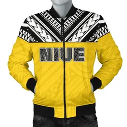 Niue Mens Bomber Jacket - Polynesian Design