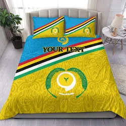(Custom Personalised) Vanuatu Torba Province Bedding Set - Flag Style - LT12