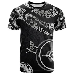 Yap Micronesia T-Shirt - Poly Tattoo White Version