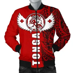 Tonga Polynesian Men's Bomber Jacket - Tonga Wings - BN15