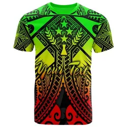 Kosrae Custom Personalised T-Shirts- Reggae Seal with Polynesian Tattoo
