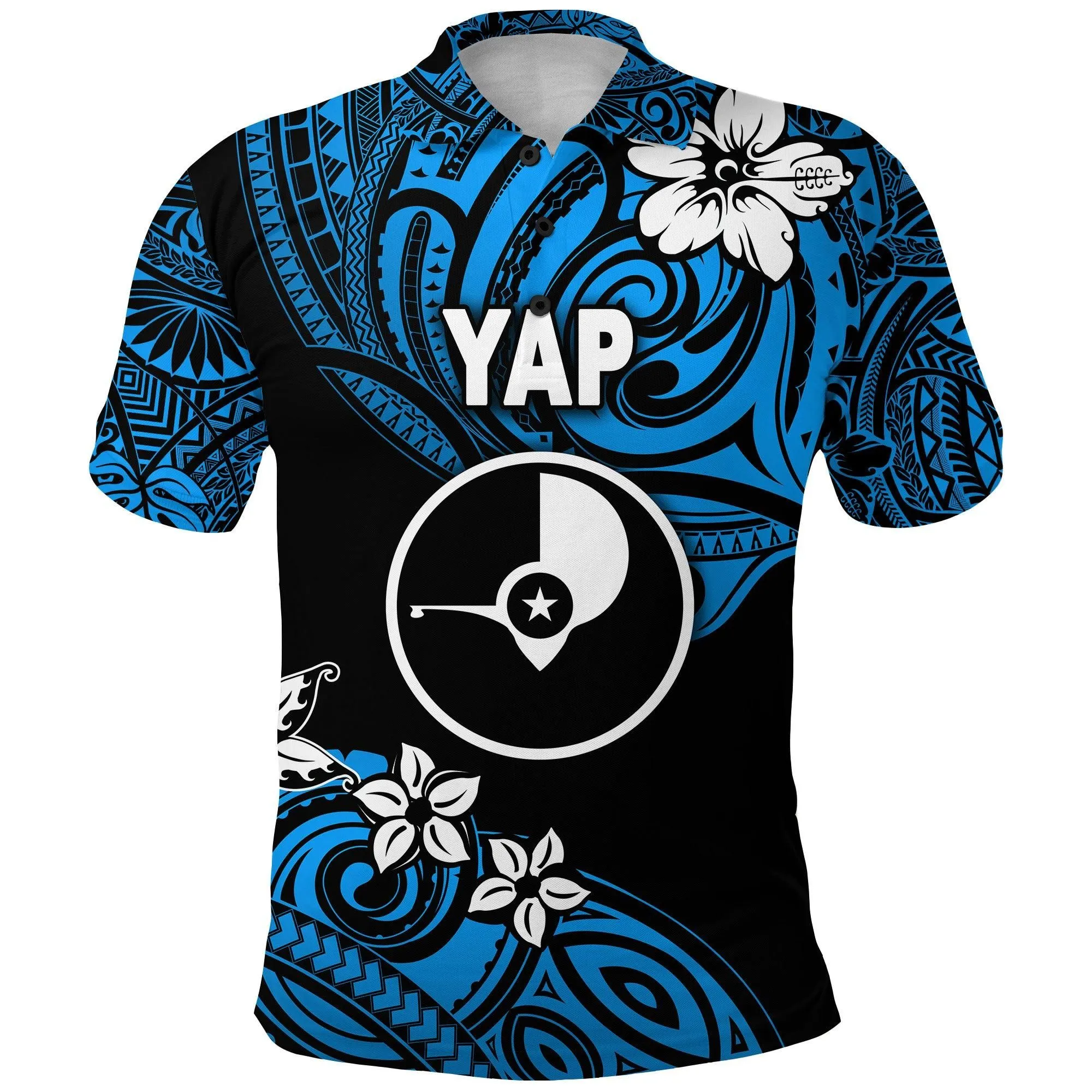(Custom Personalised) FSM Yap Polo Shirt Unique Vibes - Blue LT8
