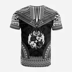 Tonga Custom Personalised T shirt - Tonga Coat Of Arms Polynesian Chief Tattoo Black Version