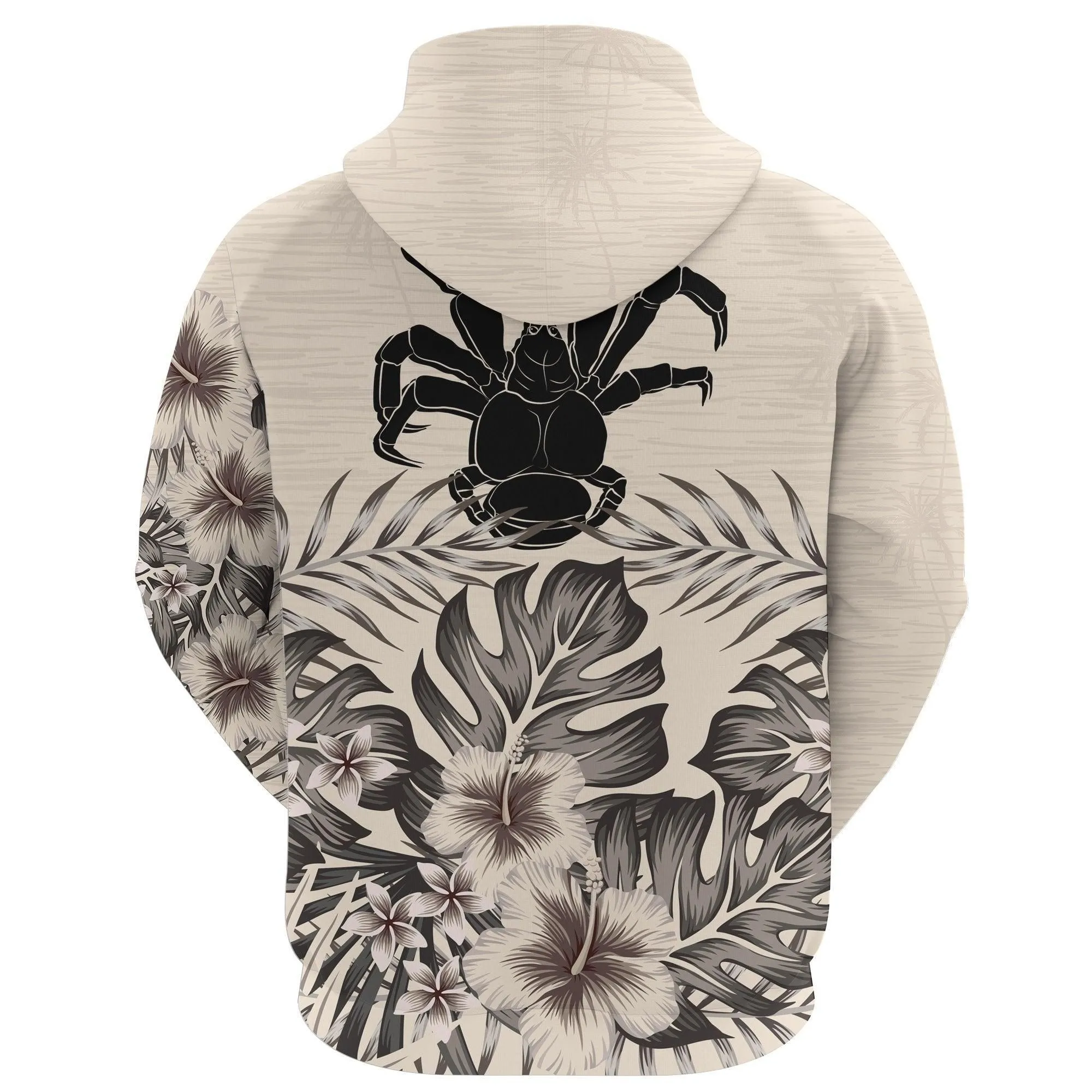 Niue Hoodie The Beige Hibiscus