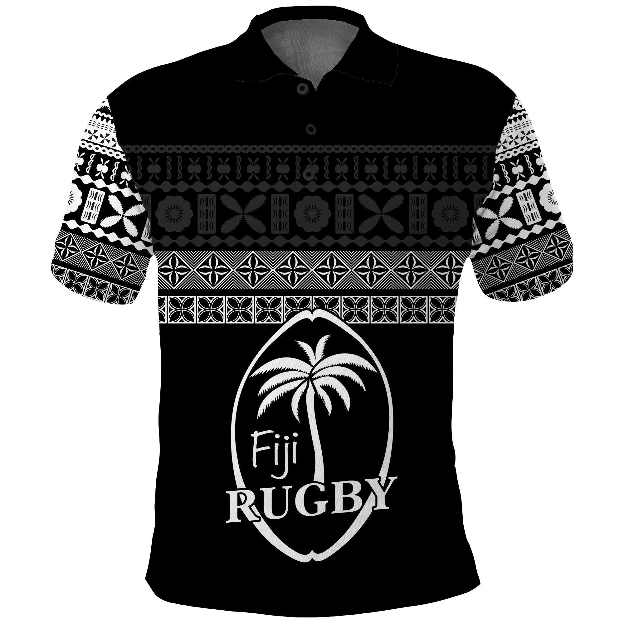 (Custom Text and Number) Fiji Rugby Polo Shirt Lifestyle 2022 Flying Fijians LT13