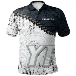 York Region Shooters Polo Shirt Grunge Polynesian Tattoo - CA SOCCER