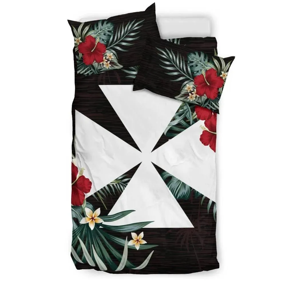Wallis And Futuna Hibiscus Bedding Set A02
