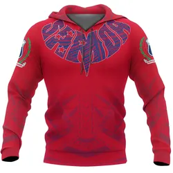 Samoa Polynesian Tattoo All Over Hoodie Bn10