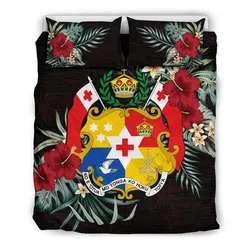 Tonga Hibiscus Coat Of Arms Bedding Set A02 Dhc28111377Dd