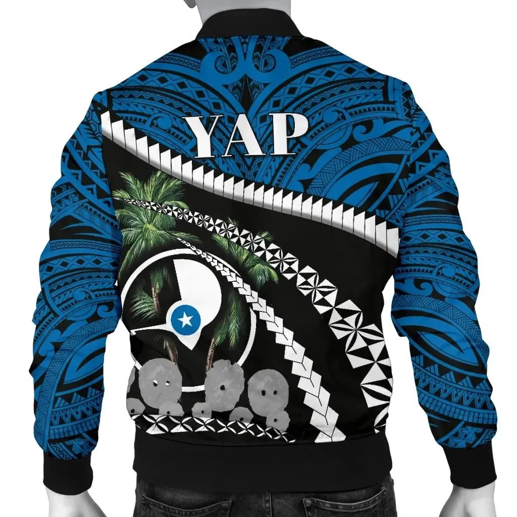 Yap Stone Money Men Bomber Jacket - Road to Hometown K8