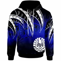 Tahiti Tropical Leaf Gradient Blue Unique 3D Printed Sublimation Hoodie Hooded Sweatshirt Comfy Soft And Warm For Men Women S to 5XL CTC16012165