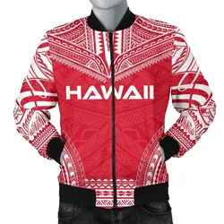 Hawaii Flag Polynesian Chief Men's Bomber Jacket - Bn10