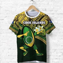 Cook Islands Rugby T Shirt Dab Trend Creative