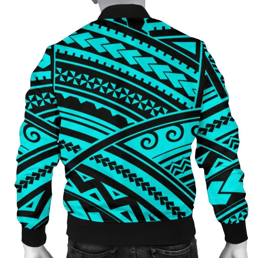 Polynesian Tribal Mens Bomber Jacket