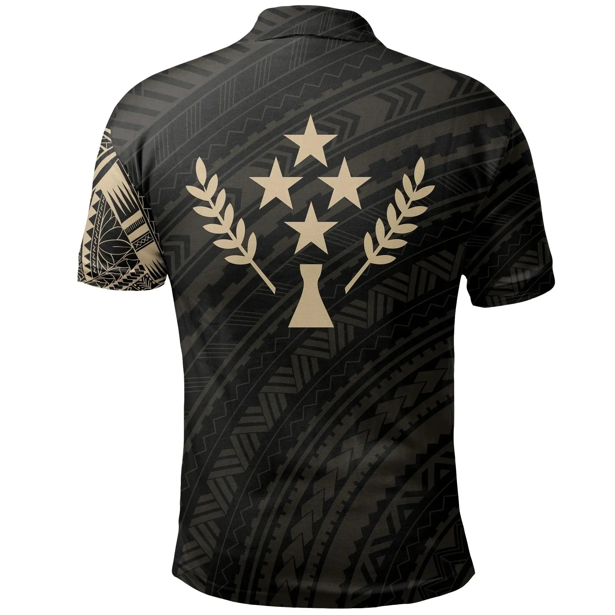 Kosrae in My Heart Tattoo Polo Shirt A7