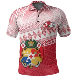 Tonga Rugby Polo Shirt Polynesian Style
