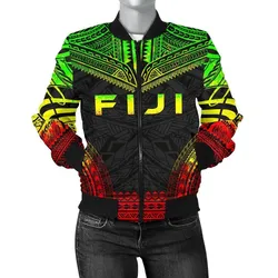 FamilyGater Jacket - Bomber Jacket Fiji Polynesian Chief - Reggae Version - Bn10