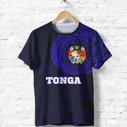 Alohawaii T-Shirt - Tee Tonga In My Heart Tattoo Style Special Blue A7