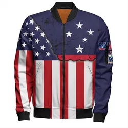 Samoa Bomber Jacket American Samoa Map With American Flag