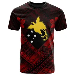 Papua New Guiae Polynesian T-Shirts - Papua New Guiae Red Seal Camisole Hibiscus Style - BN18