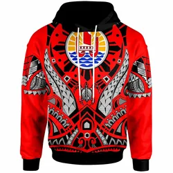 Tahiti Tribal Sun Tattoo Red Unique 3D Printed Sublimation Hoodie Hooded Sweatshirt Comfy Soft And Warm For Men Women S to 5XL CTC16012166