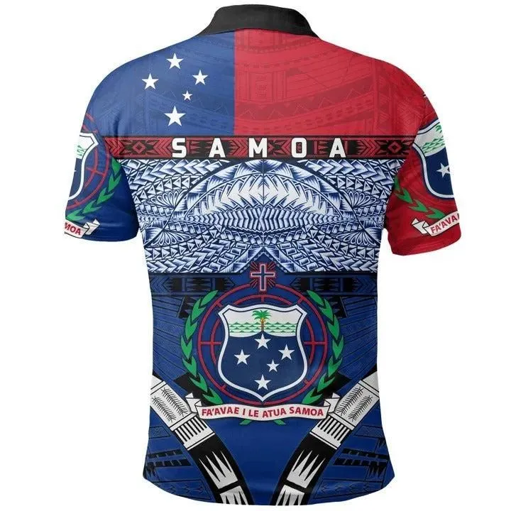 Manu Samoa Polo Shirt Samoa Rugby Style