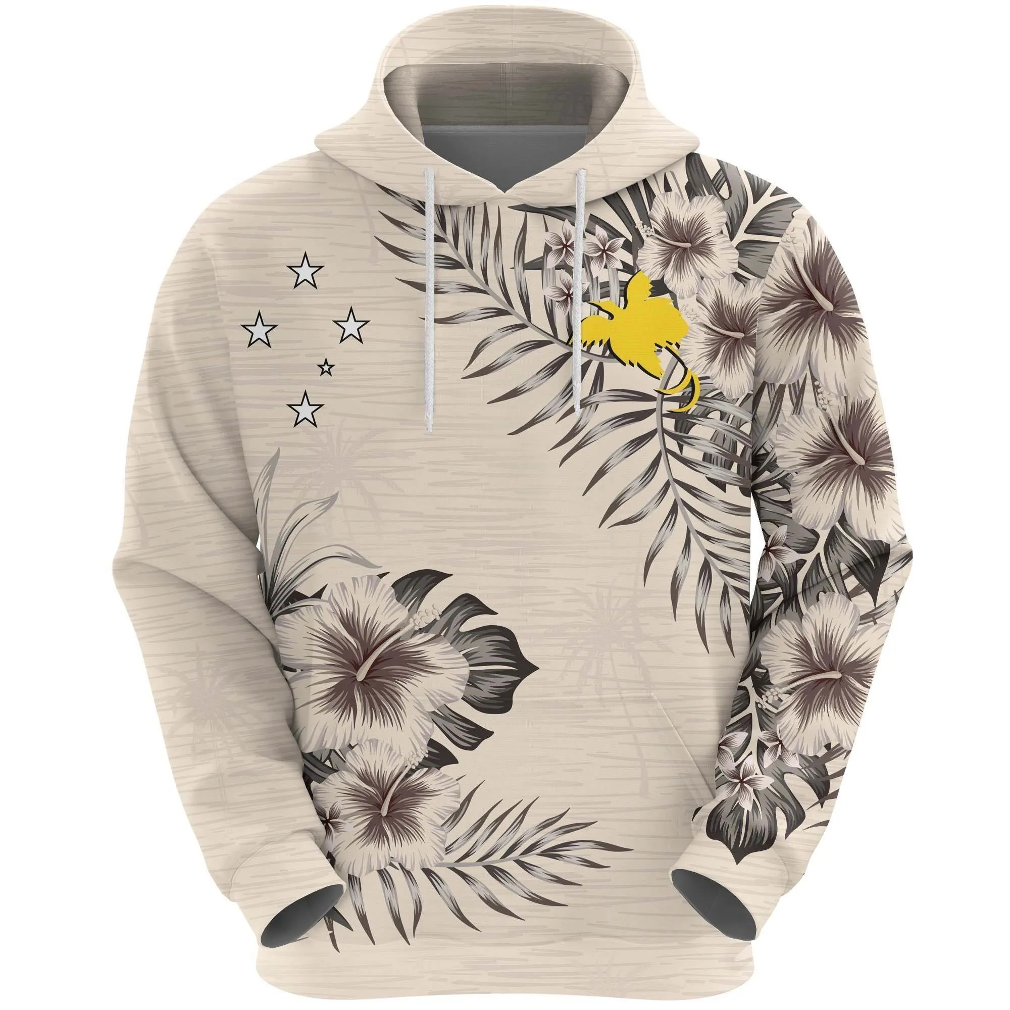 Papua New Guinea The Hibiscus Pullover Unisex Hoodie Bt13