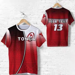 (Custom Personalised) Tonga Rugby T shirt Impressive Version - Custom Text and Number