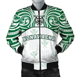 FamilyGater Jacket - Kanaka Konawaena High School Men's Bomber Jacket \bDemodern Style AH JH