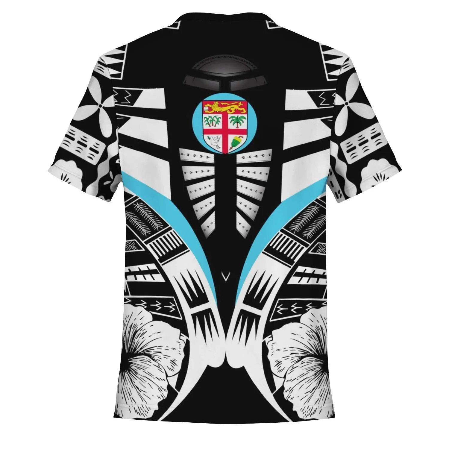 Fiji Tattoo T Shirt Hibiscus K7