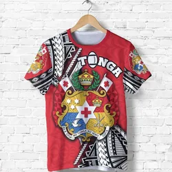 (Custom Personalised) Tonga Rugby T shirt Polynesian Style Pinwheel - Custom Text and Number
