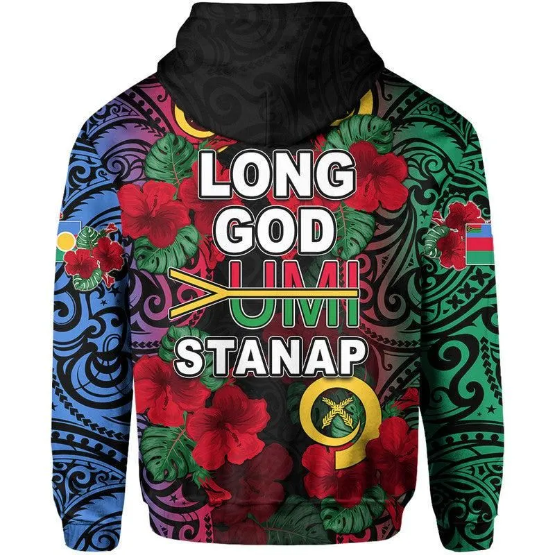 Vanuatu Shefa And Hibiscus Hoodie  LT6