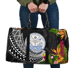 Marshall Islands Travel Bag - Seal Spiral Polynesian Patterns