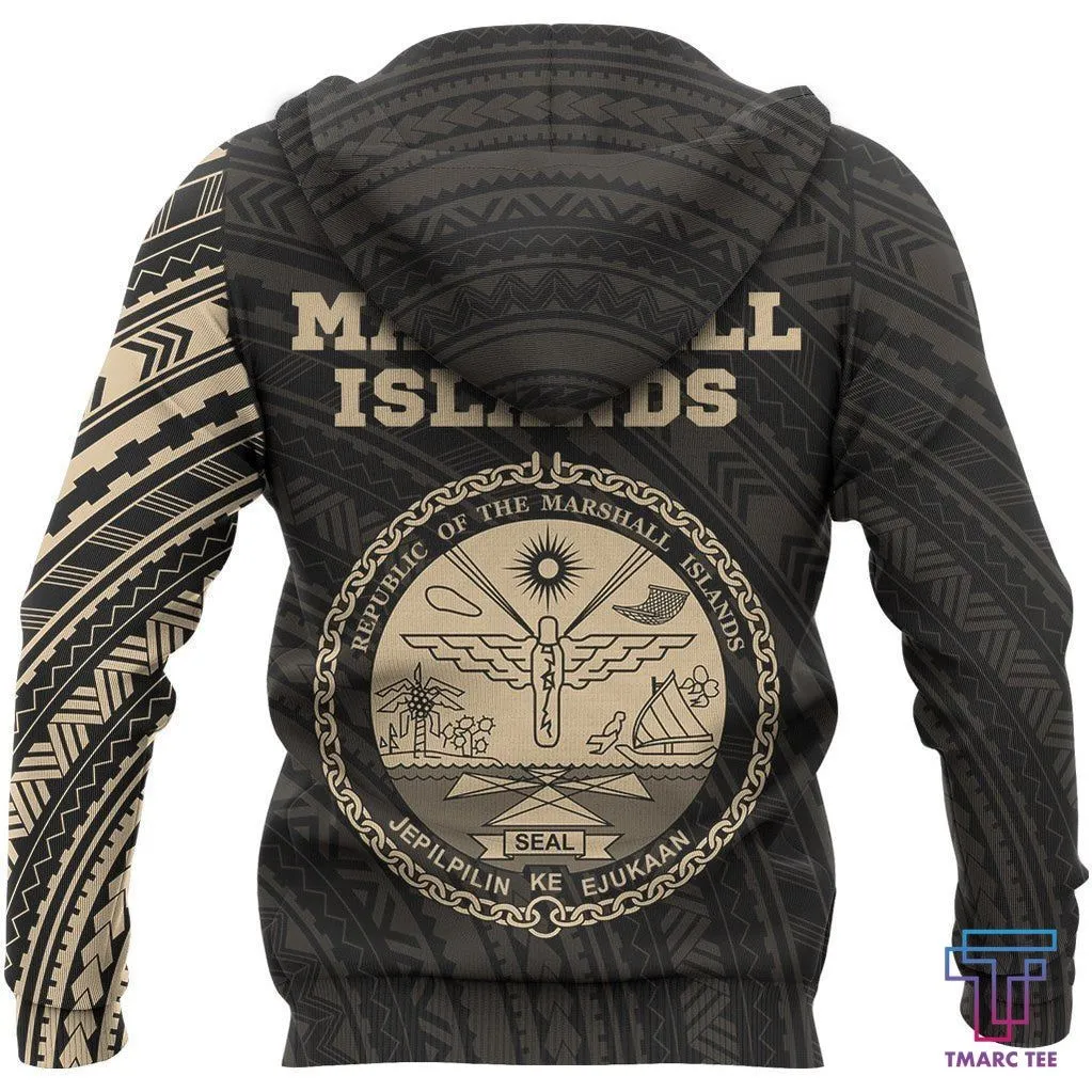 Tmarc Tee Marshall Islands in My Heart Micronesia Tattoo Style Hoodie NVD1181