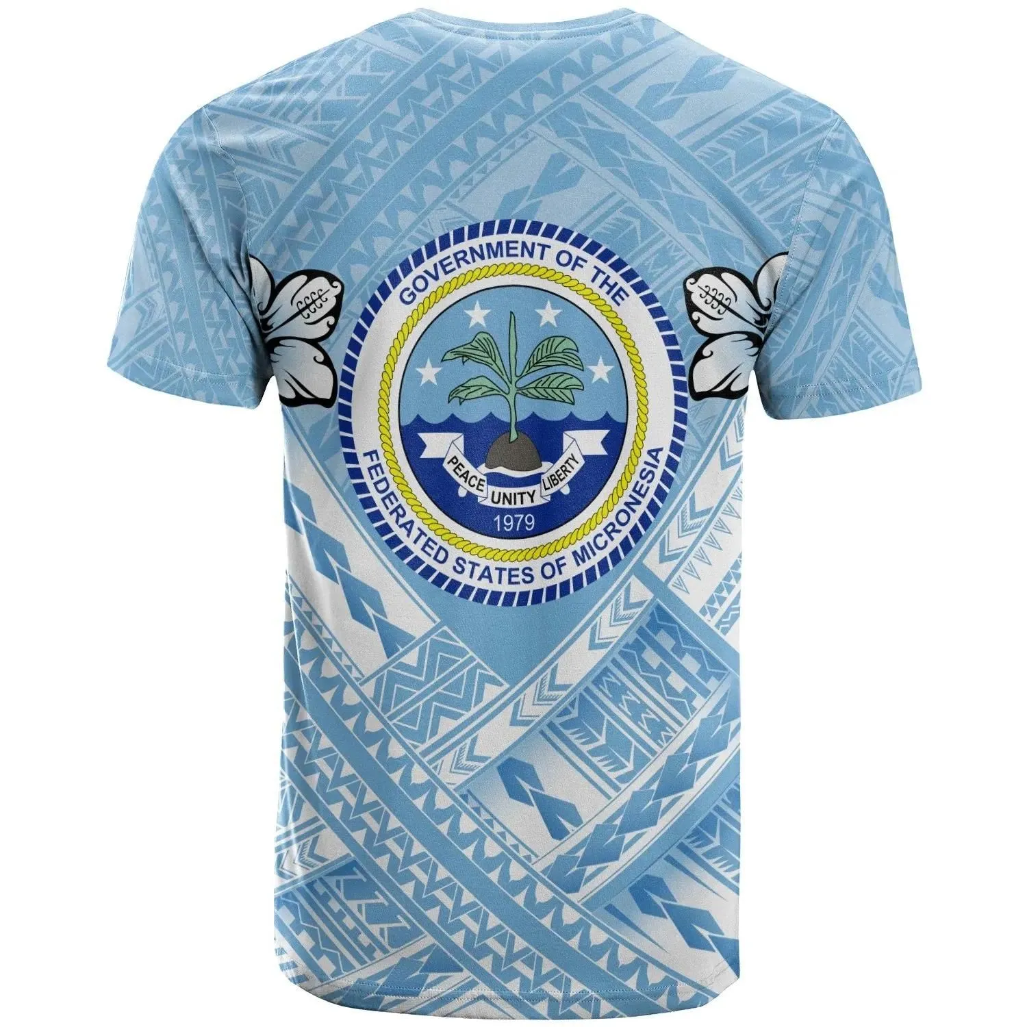 Federated States of Micronesia Polynesian T-Shirts - Federated States of Micronesia Flag Camisole Hibiscus Style - BN18