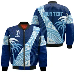 Personalised Fiji Sevens Bomber Jacket Kaiviti Kesakesa LT7