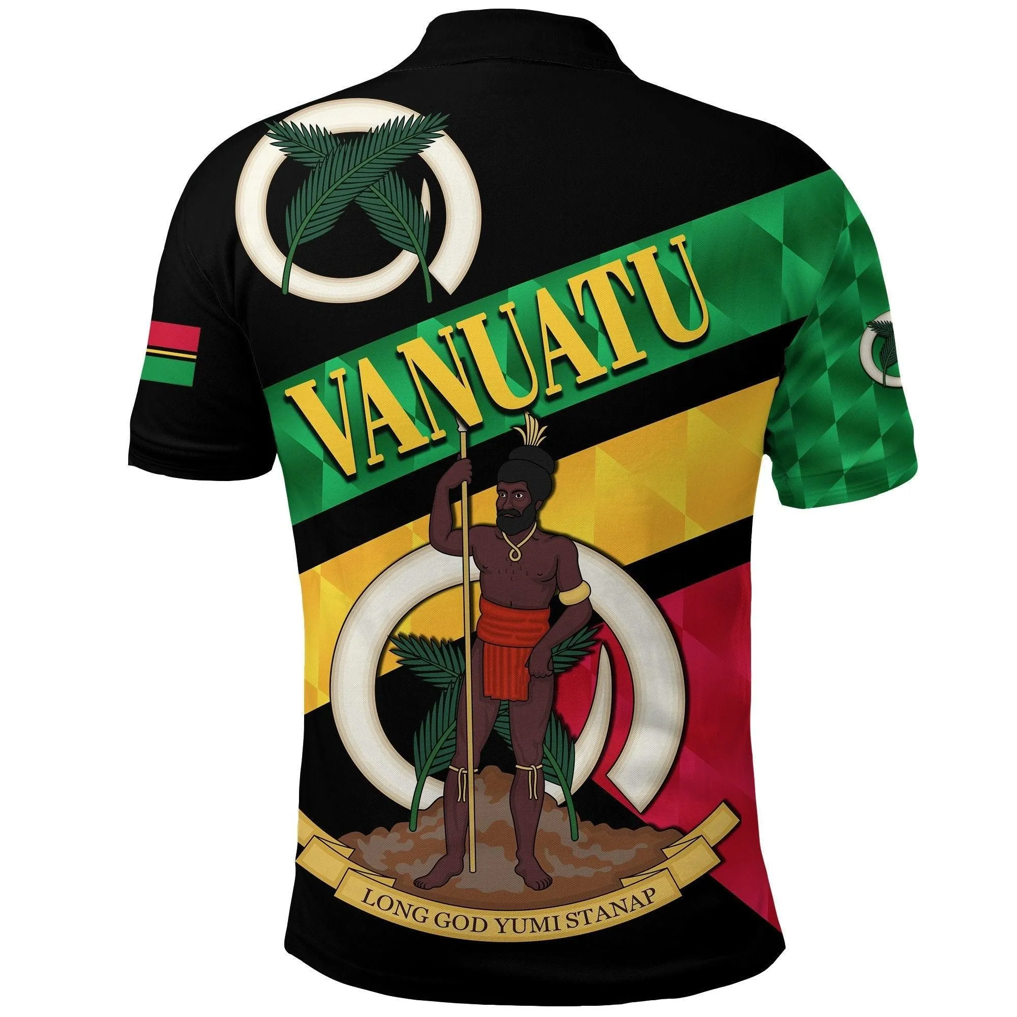 (Custom Personalised) Vanuatu Rugby Polo Shirt Sporty Style