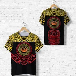 Marquesas Islands T Shirt Marquesan Tattoo Simplified Version - Yellow LT8