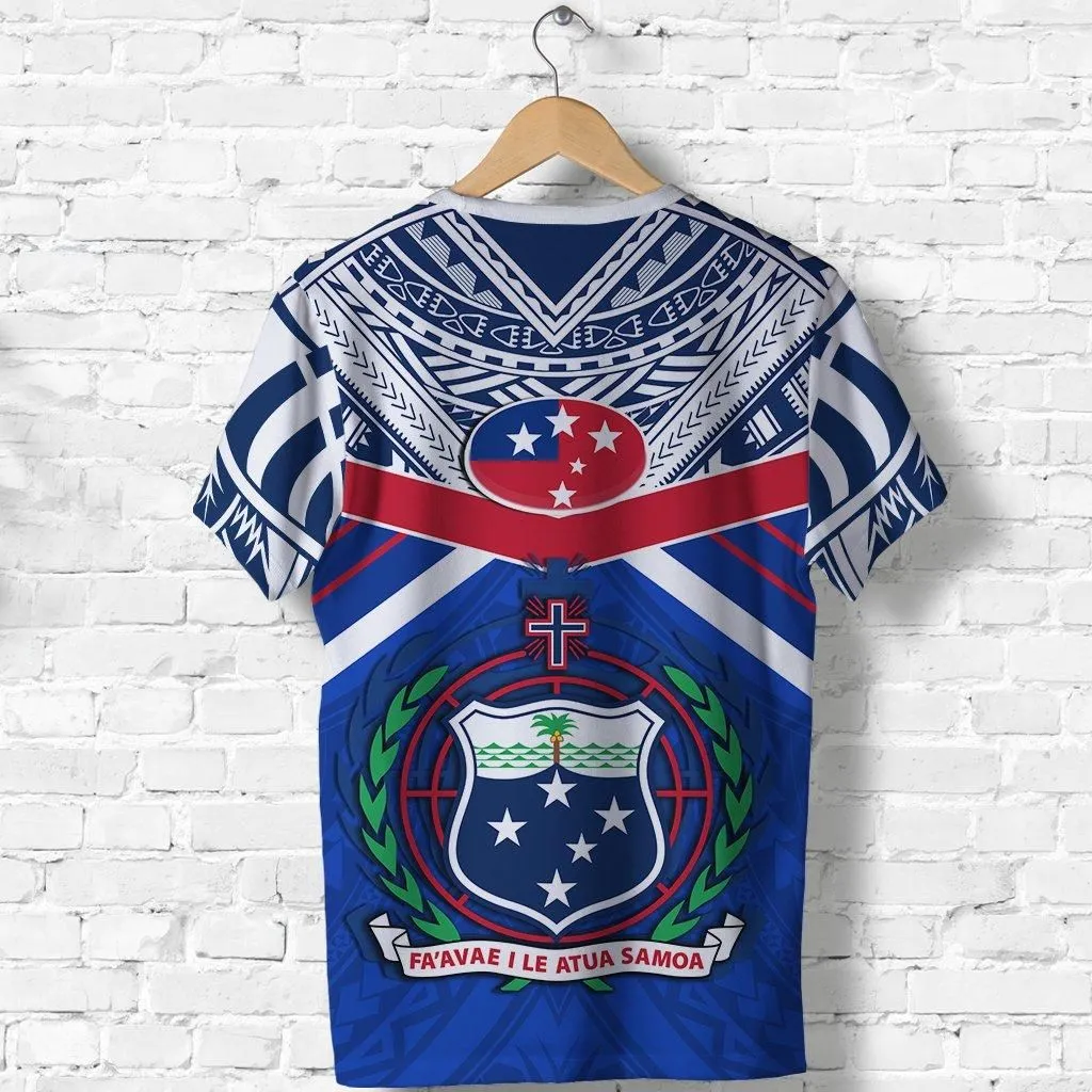 Manu Samoa T shirt Simple Coat Of Arms Rugby
