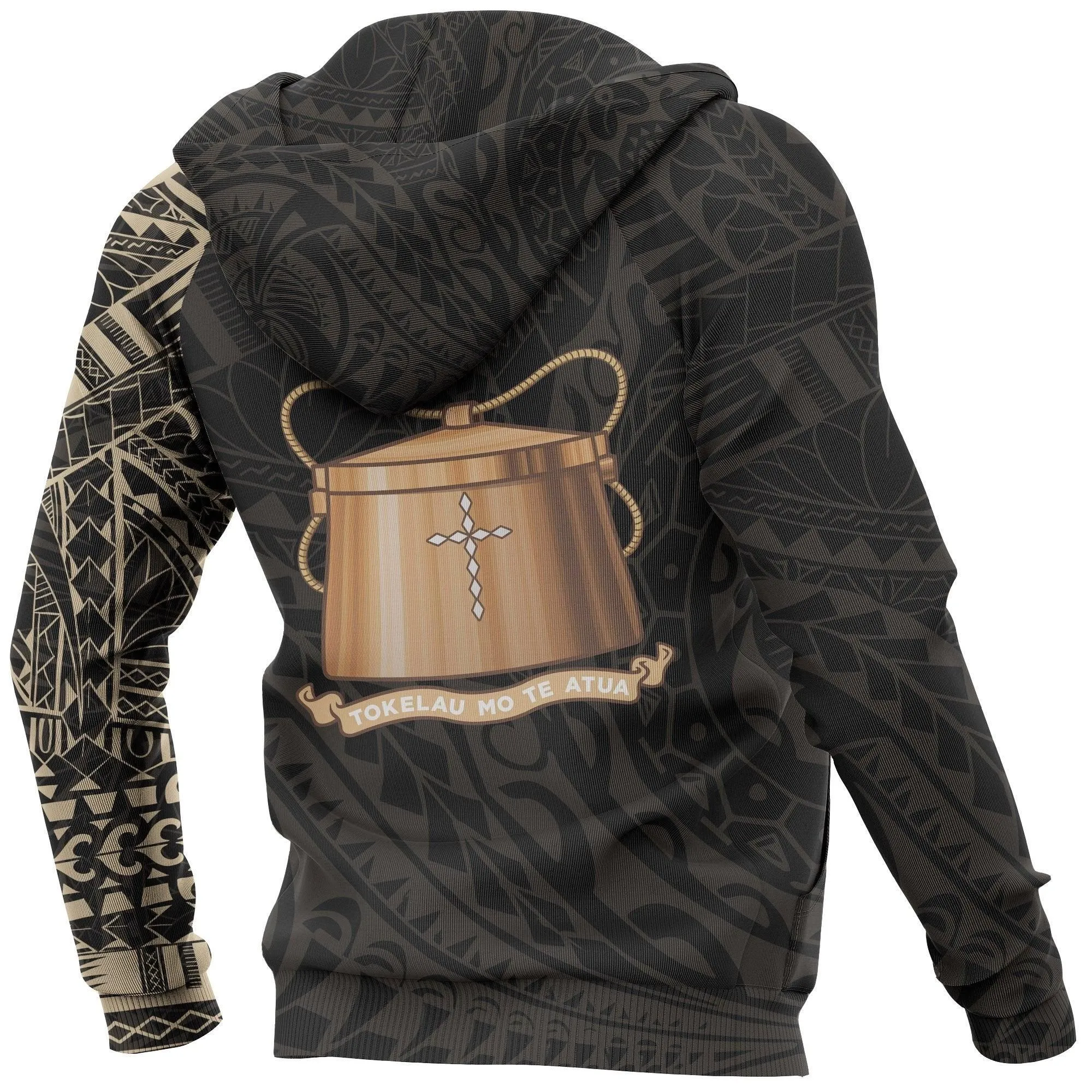 Tokelau Hoodie - Tokelau Polynesian Tattoo Style